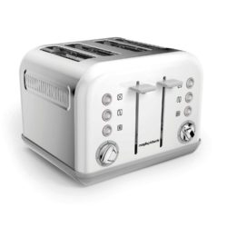 Morphy Richards 242032 Accents 4 Slice Toaster in White